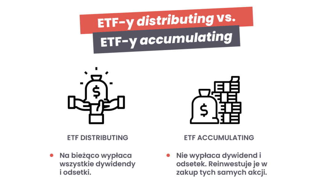 Czym różni się ETF distributing od ETF accumulating?