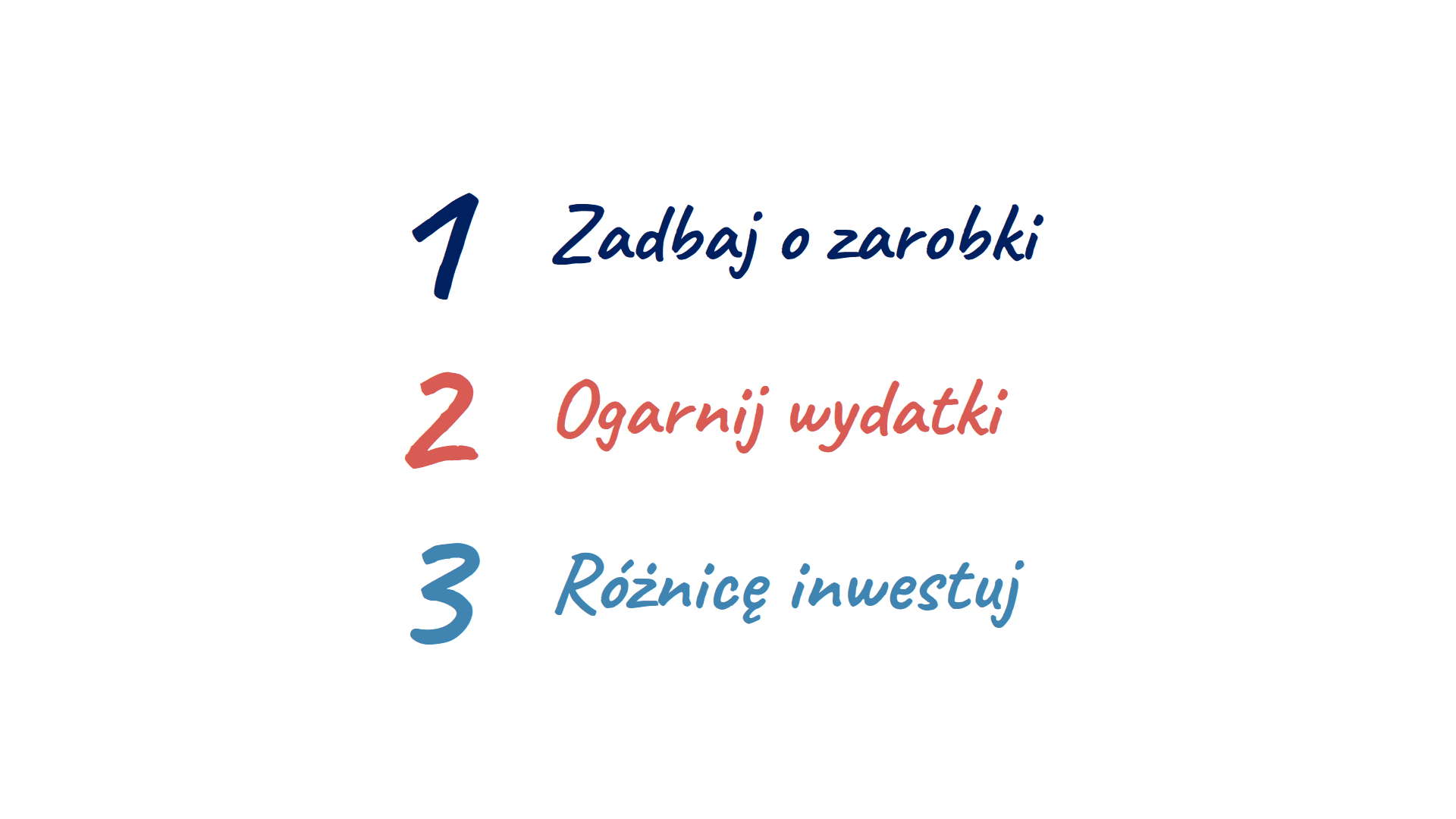 Trzy kroki do niezależności finansowej Trzy kroki do niezależności finansowej: zadbaj o zarobki, ogarnij wydatki, różnicę inwestuj