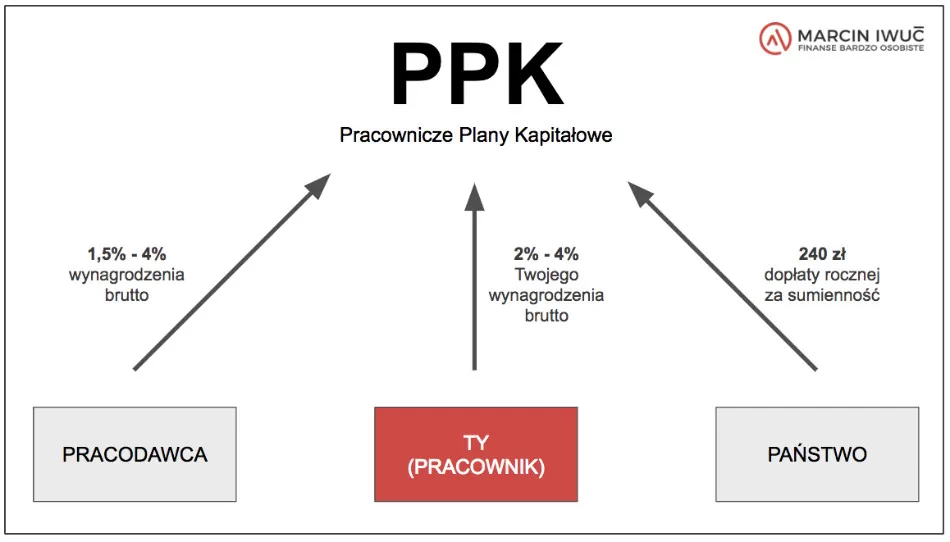 Pracownicze Programy Kapitałowe (PPK) Ile kosztuje PPK - wysokość składki