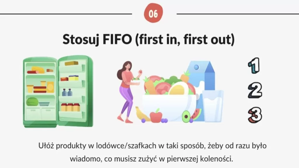 Stosuj FIFO (first in, first out)