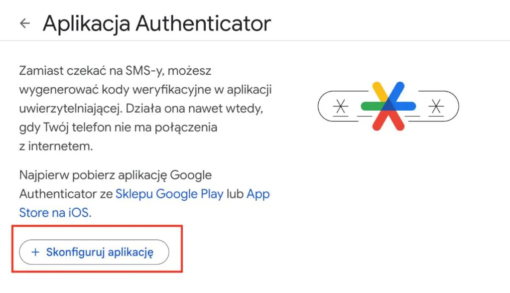 Aplikacja Authenticator Aplikacja Authenticator