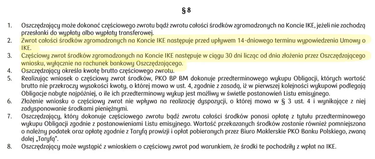 Czas trwania całościowego i częściowego zwrotu z obligacji skarbowych