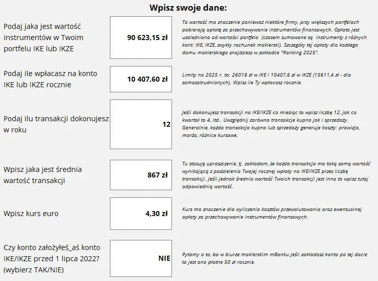Kalkulator z założeniem niższej wpłaty
