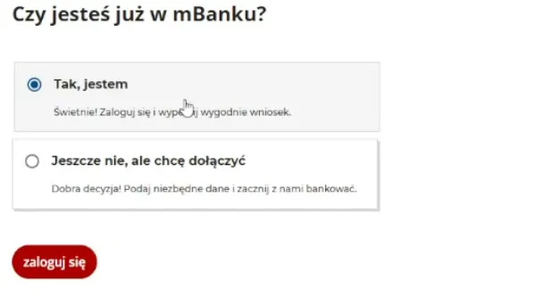 Czy jesteś już w mBanku ? Czy jesteś już w mBanku ?