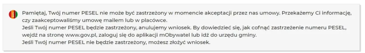 Odblokowanie numeru PESEL Odblokowanie numeru PESEL