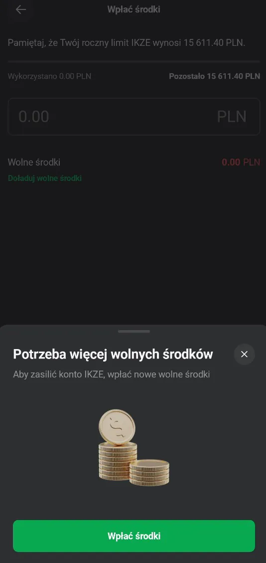 Potrzeba więcej wolnych środków