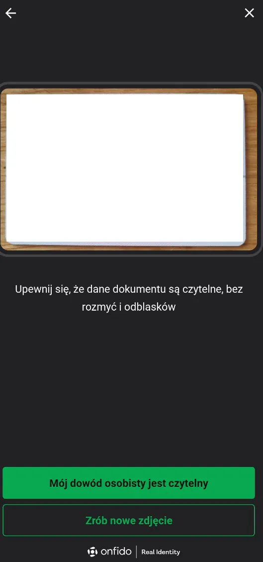 Skan dowodu osobistego