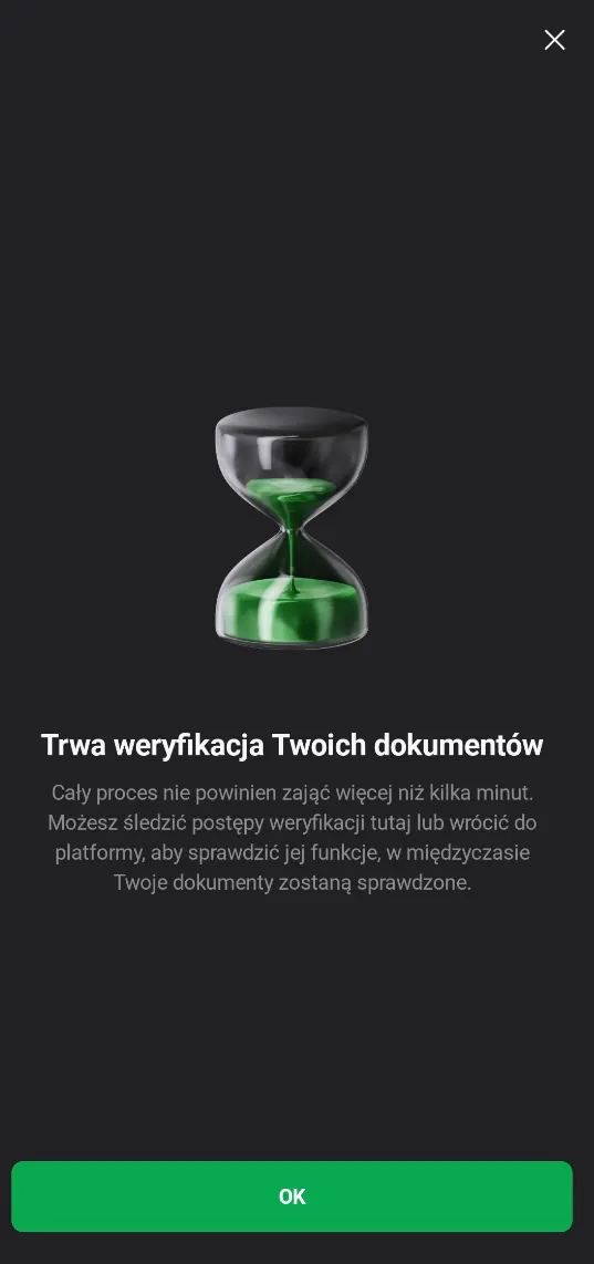 Trwa weryfikacja Twoich dokumentów