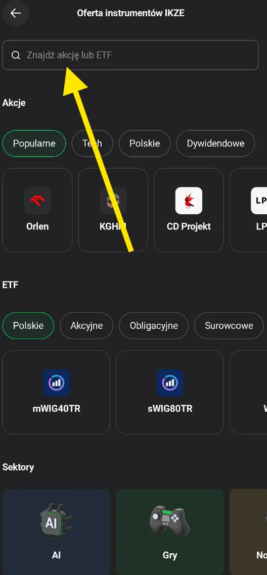 Oferta instrumentów IKZE