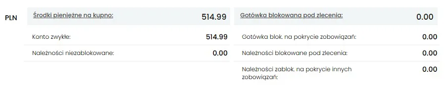 IKZE Kasi - gotówka