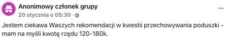 Pytanie od anonimowego członka grupy