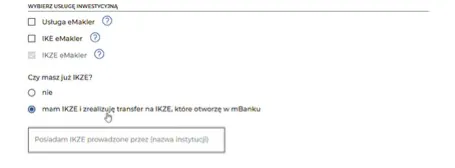 Mam IKE/IKZE i realizuję transfer