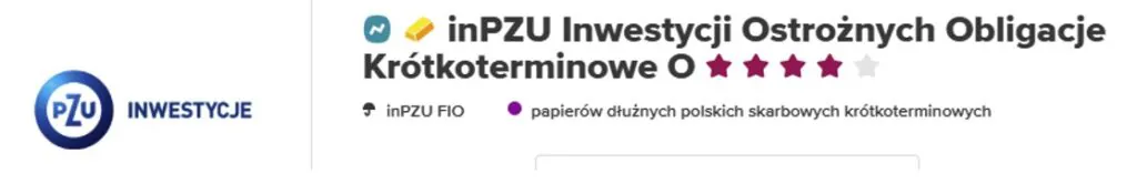 inPZU - obligacje krótkoterminowe