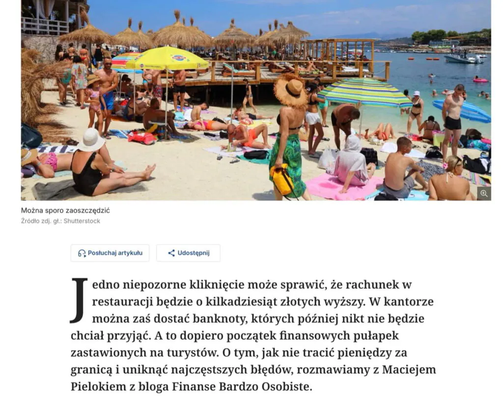 Maciej Pielok-Tak przepłacają Polacy Maciej Pielok-Tak przepłacają Polacy