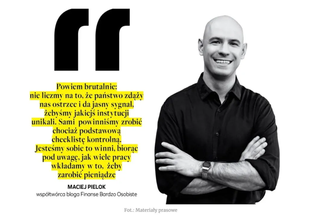 Cytat Maćka w artykule Forbes